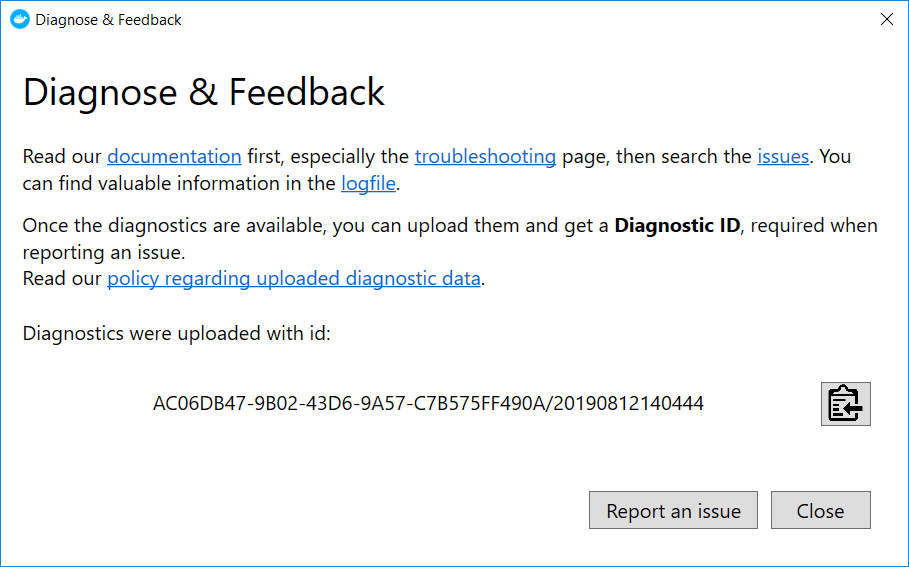 Diagnose & Feedback with ID